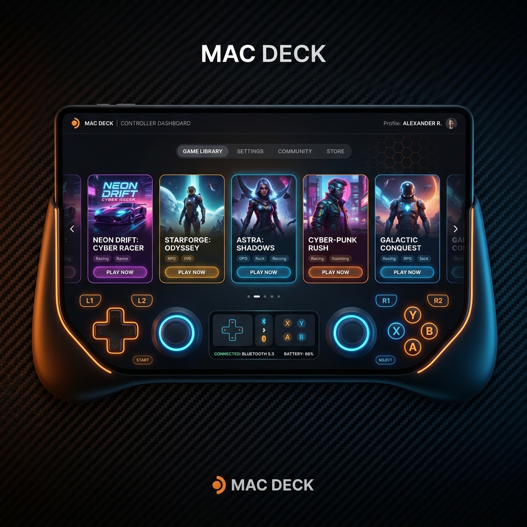 Mac Deck — Web Steam Deck for macOS
